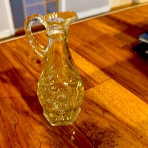 Vintage Star pattern decanter